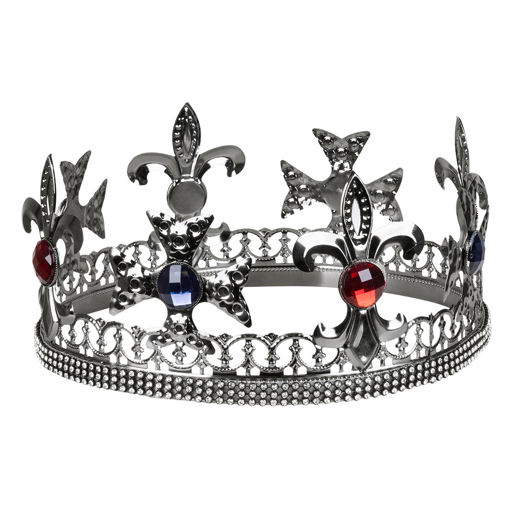 St. Metalen kroon Royal king zilver