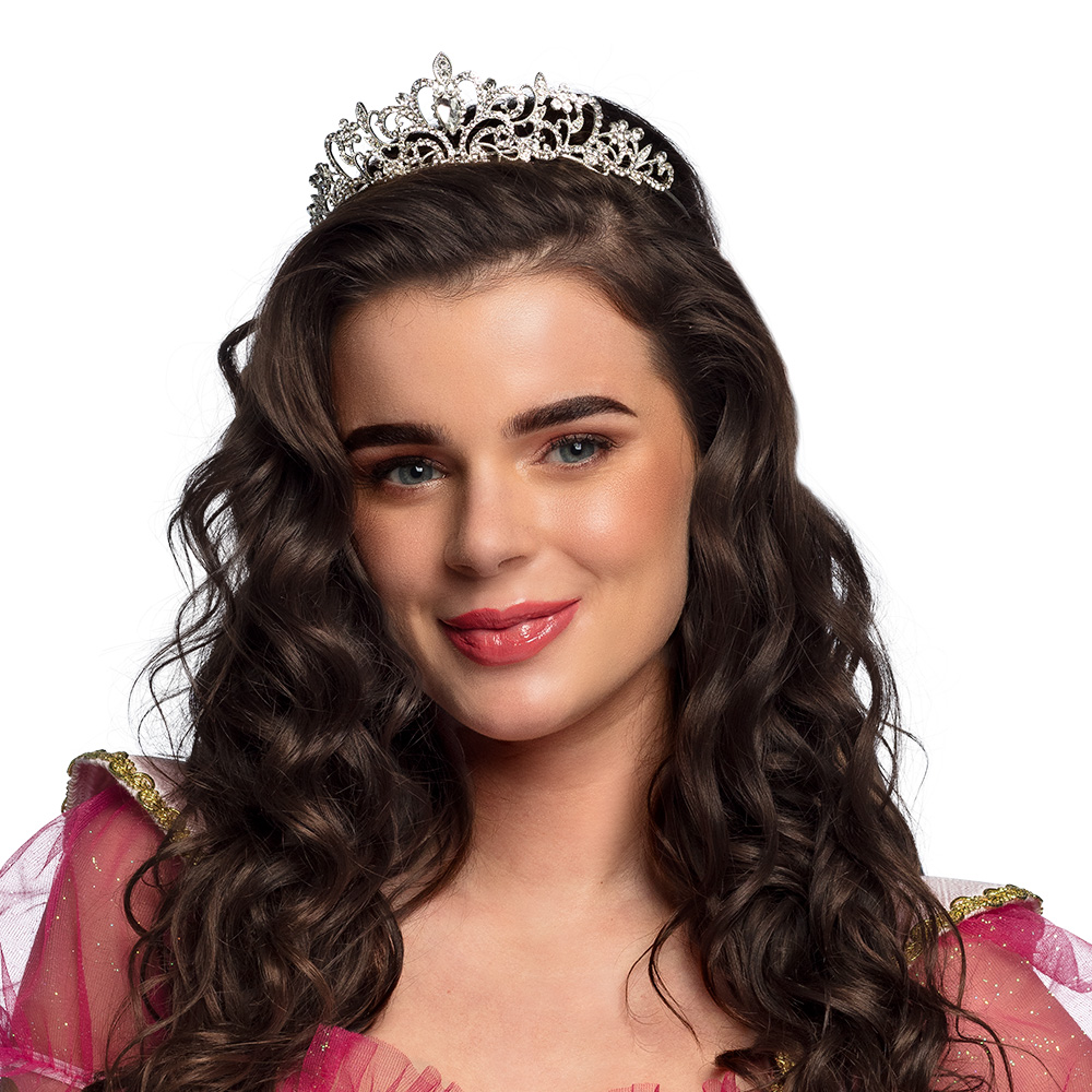 Metalen tiara Royal Mary