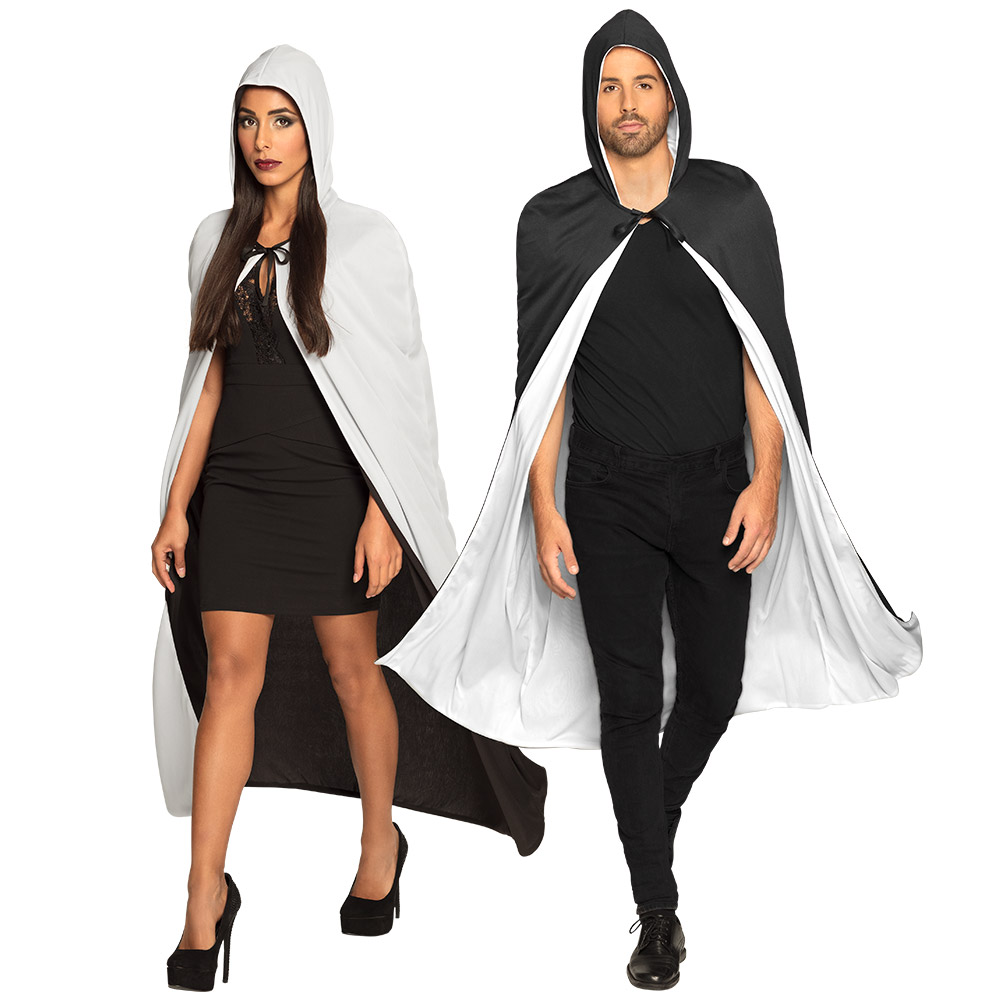 Cape Twilight zwart/wit omkeerbaar (170 cm)