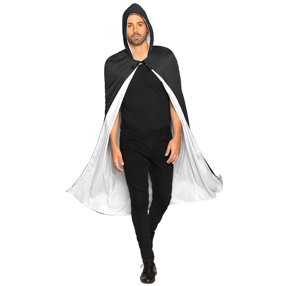 Cape Twilight zwart/wit omkeerbaar (170 cm)