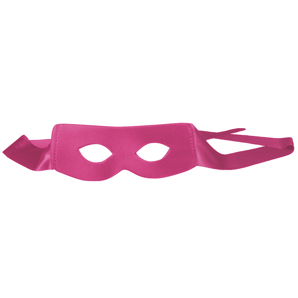 Set Hero knalroze (oogmasker en cape 90 cm)