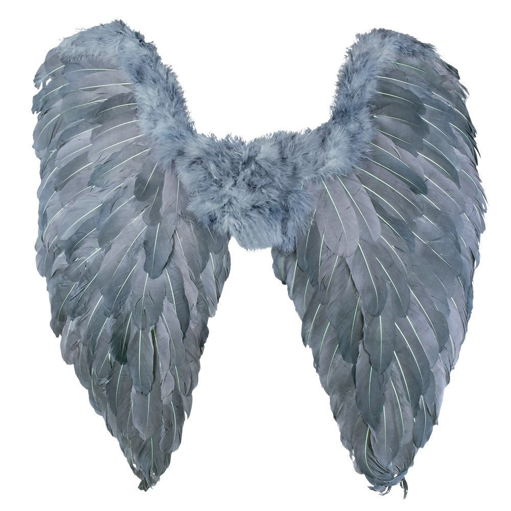 St. Fallen angel vleugels gevouwen (65 x 65 cm)