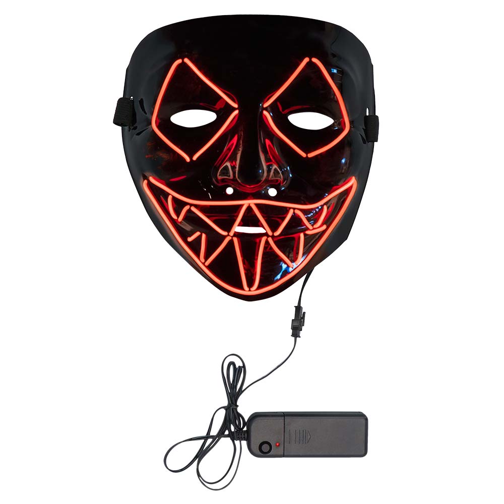 LED masker Killer smile rood