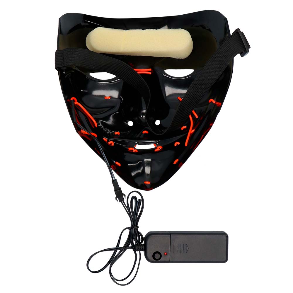 LED masker Killer smile rood
