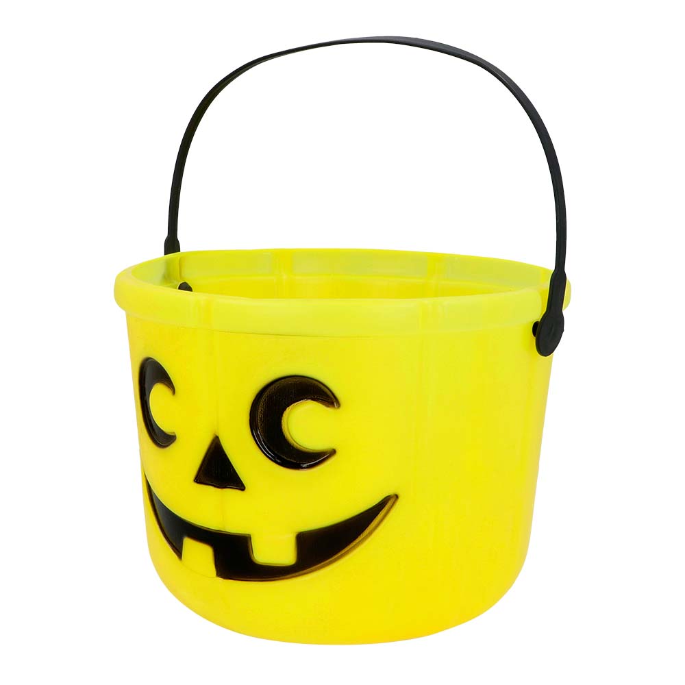 Pompoen emmer neon 4 kleuren ass. (14 x 18 cm)