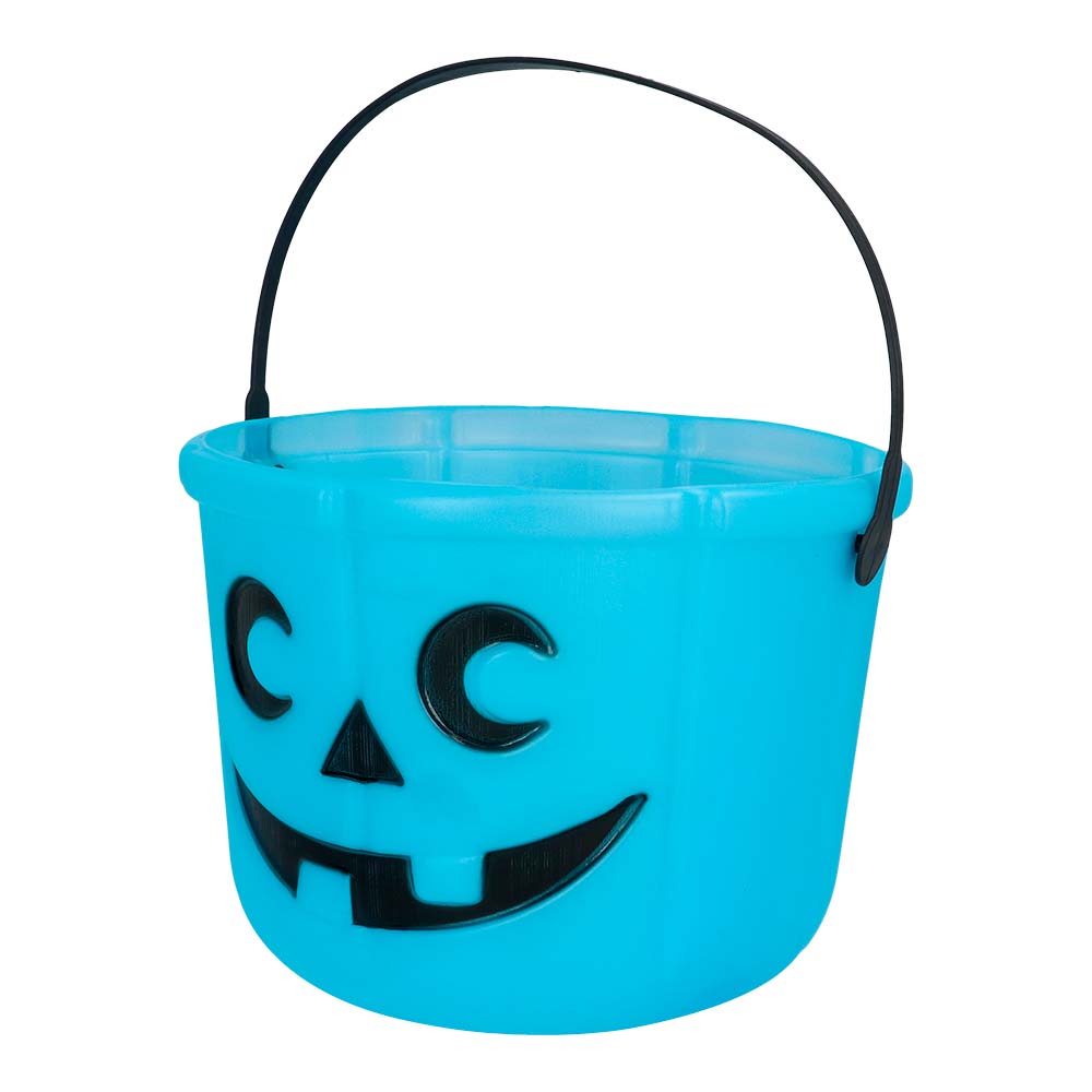Pompoen emmer neon 4 kleuren ass. (14 x 18 cm)