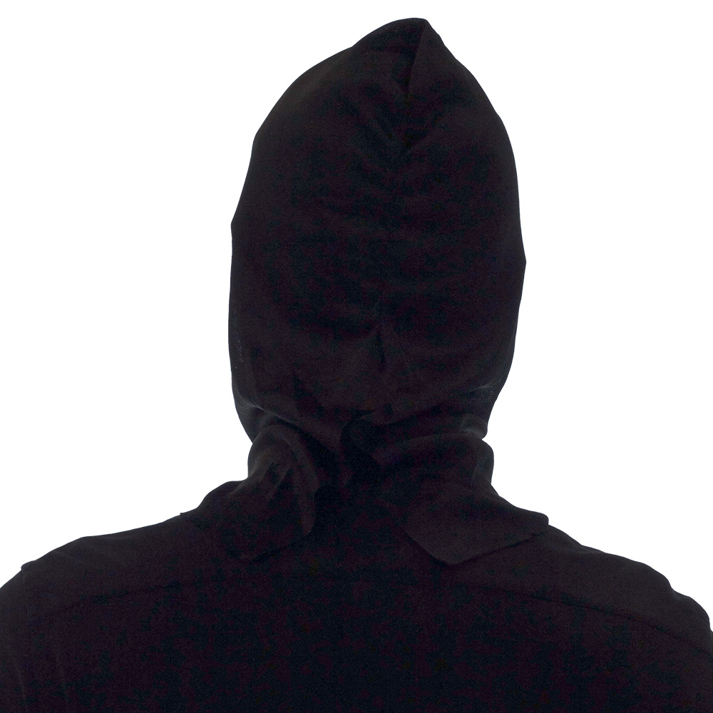 Gezichtsmasker Verblindende duivel met kap rood