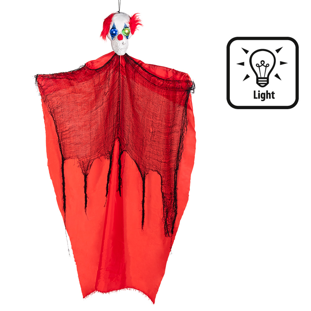 Hangdecoratie Freaky clown (160 cm)