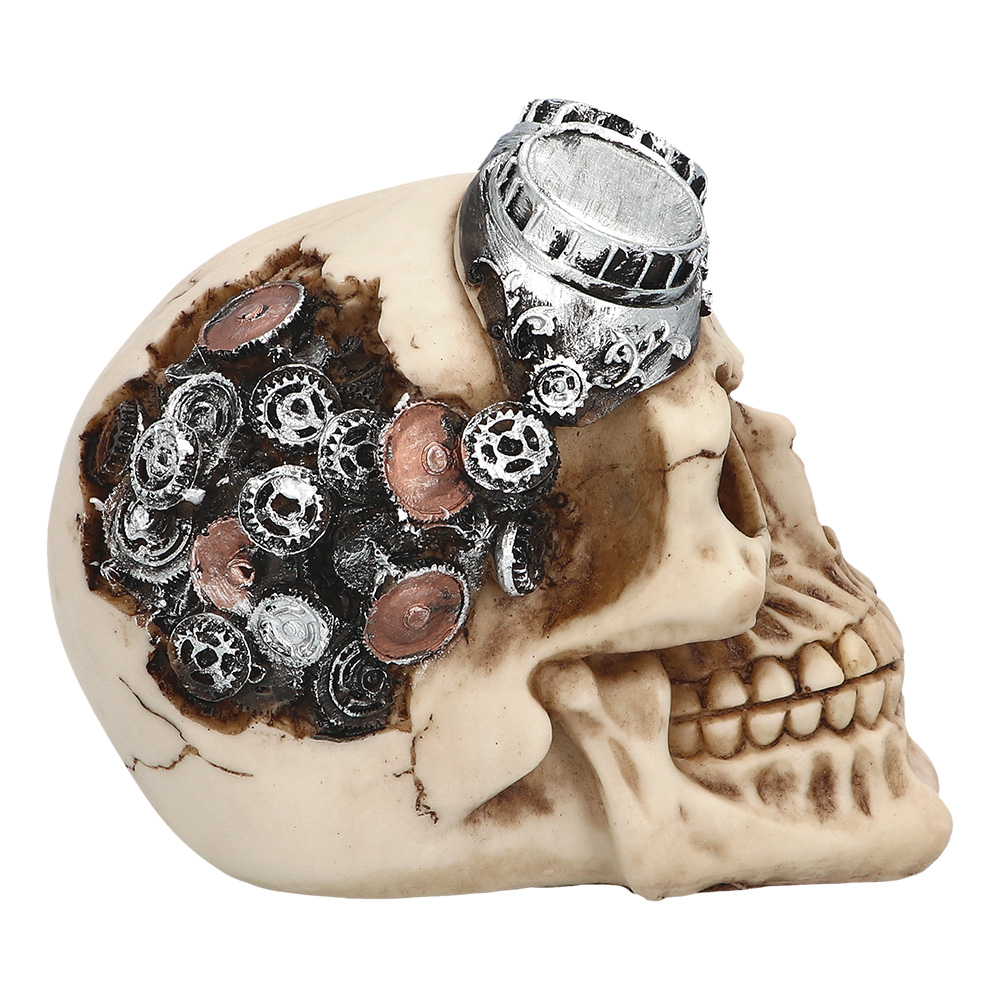 Schedel Steampunk (9 x 14 x 11 cm)