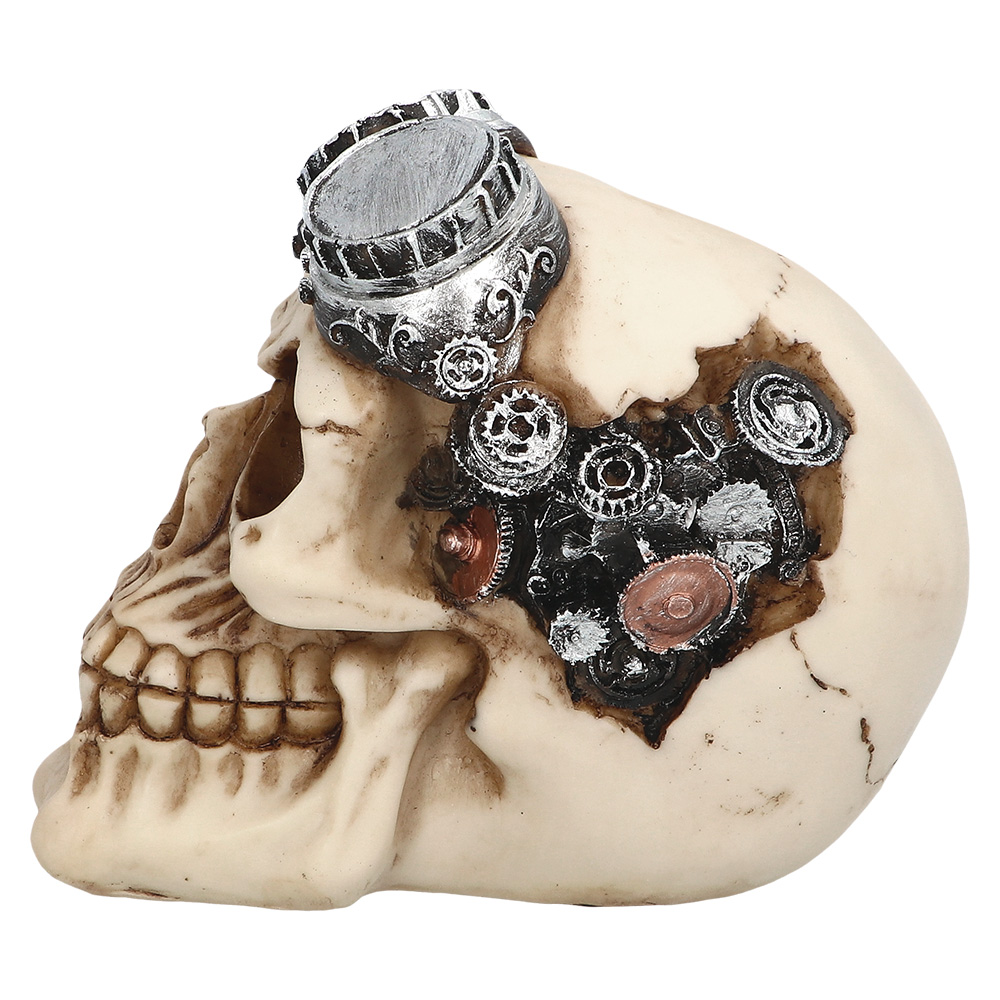Schedel Steampunk (9 x 14 x 11 cm)