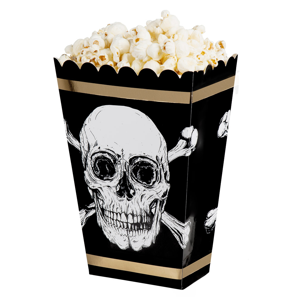 Set 4 Popcornbakjes Piraten