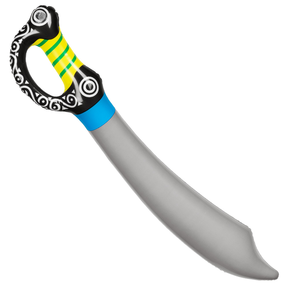 Opblaasbaar piratenzwaard (40 cm)