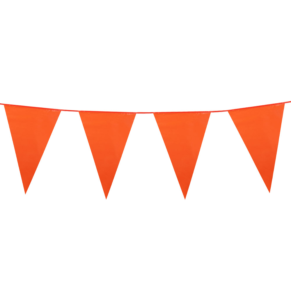 St. PE reuzenvlaggenlijn oranje (45 x 30 cm)(10 m)