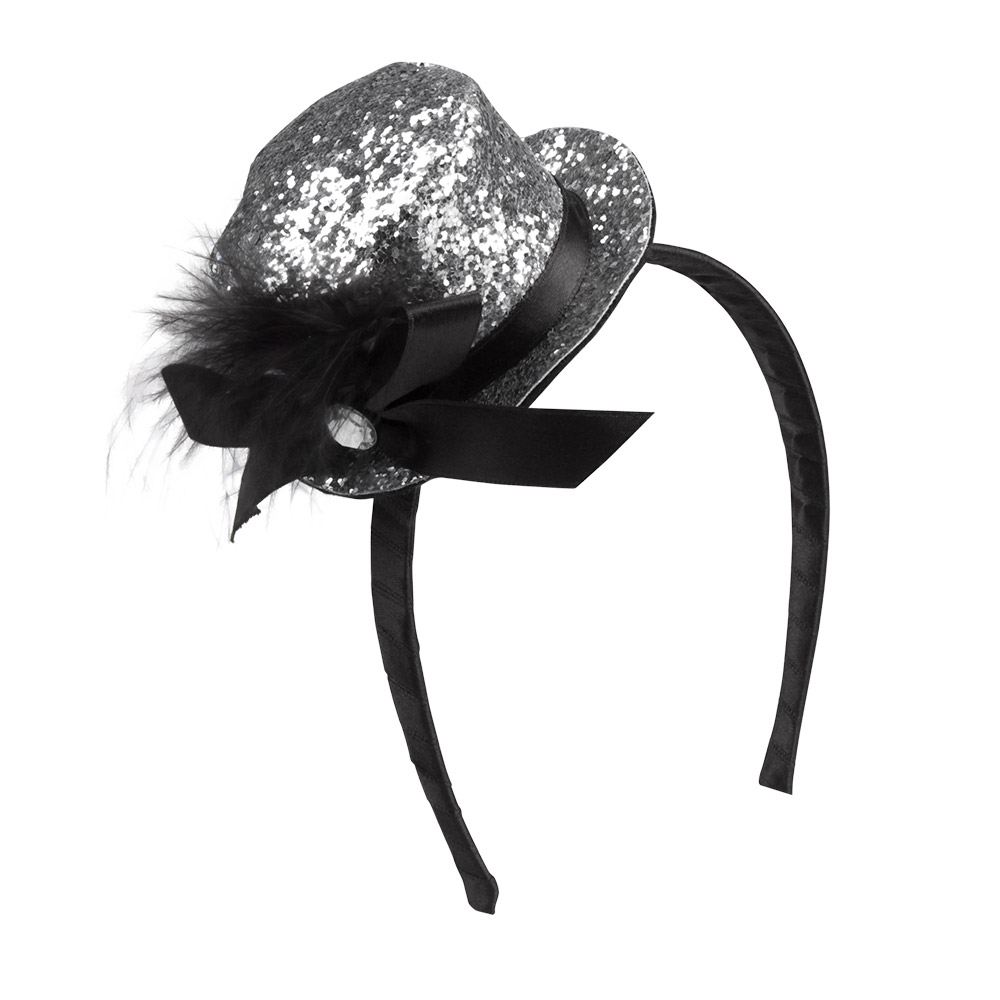 Diadeem Glitter 6 kleuren ass.