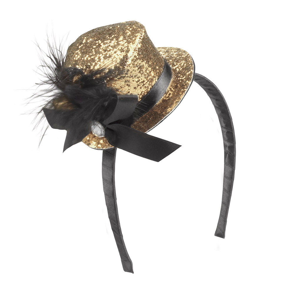 Diadeem Glitter 6 kleuren ass.