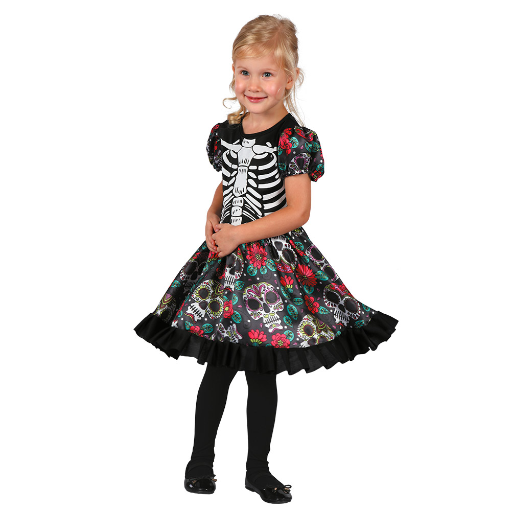 Kinderkostuum Pequeña Calavera (3-4 jaar)