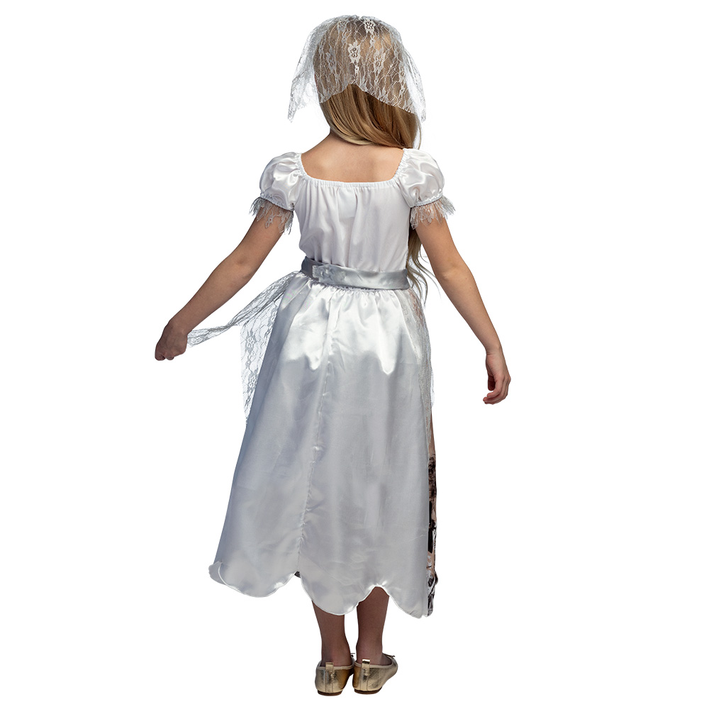 Kinderkostuum Ghost bride (7-9 jaar)