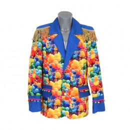 Carnavalsjas heren luxe ballon print