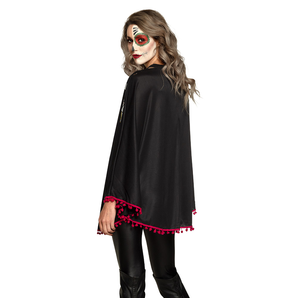Poncho Day of the Dead (one size)