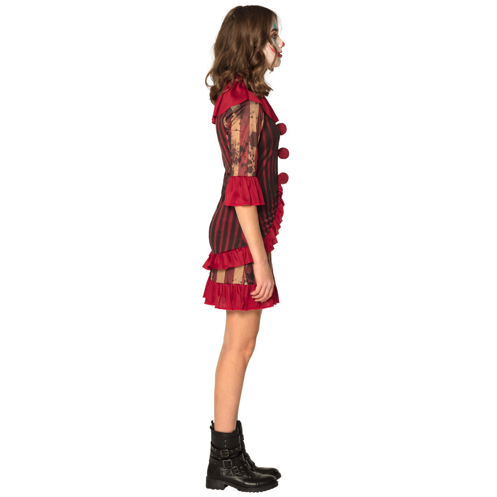 Tienerkostuum Midnight clownette (14-16 jaar)