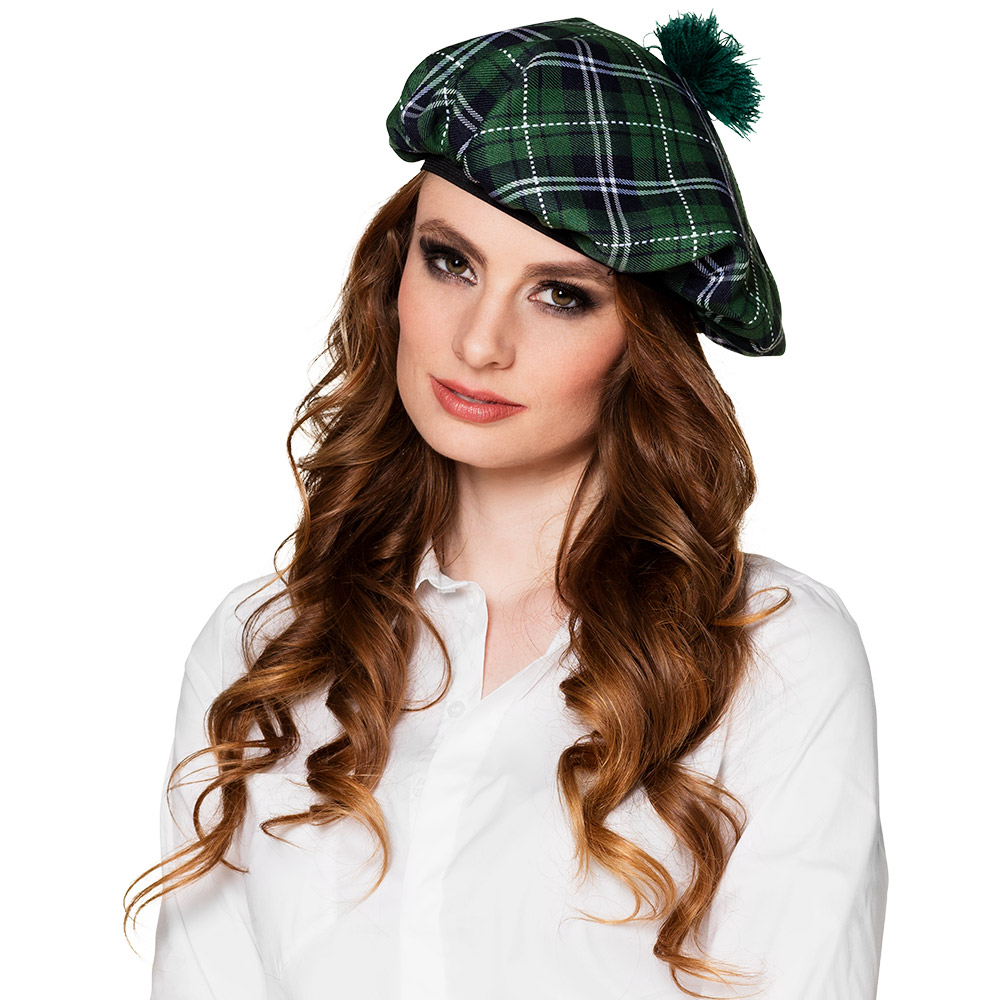 Baret Tartan groen