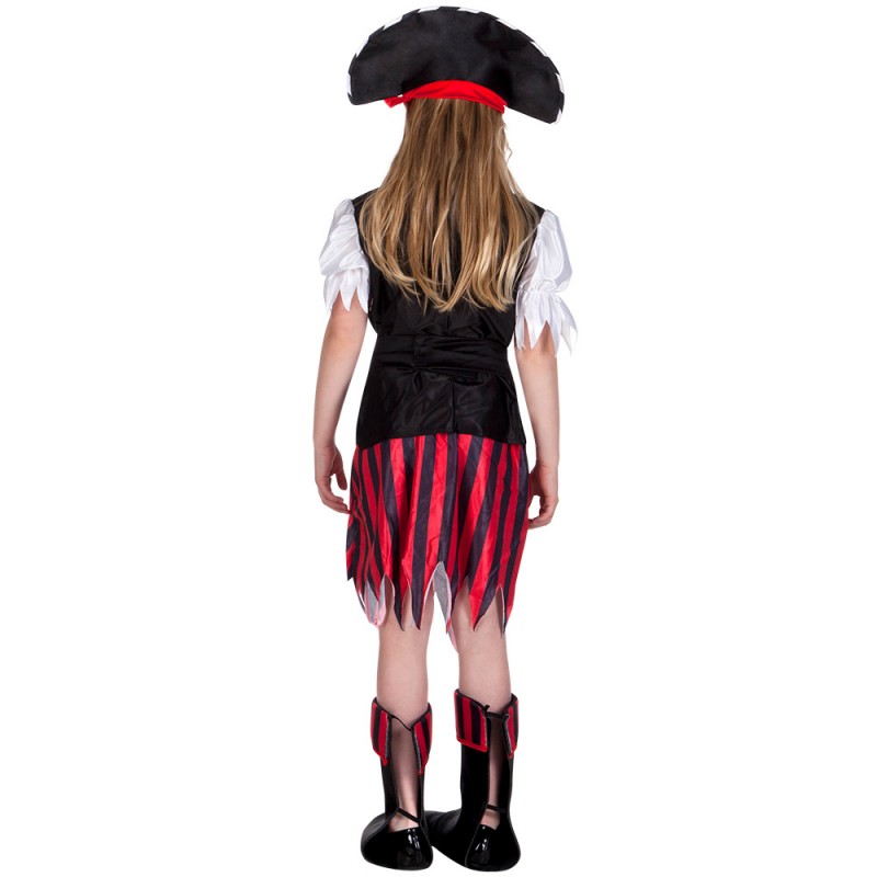 St. Kinderkostuum Piraat Annie (4-6 jaar)