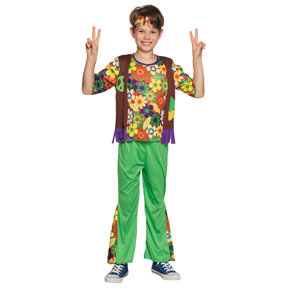 Kinderkostuum Woodstock jongen (7-9 jaar)