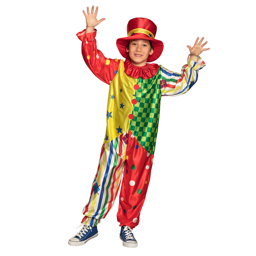 Kinderkostuum Clown Giggles (4-6 jaar)