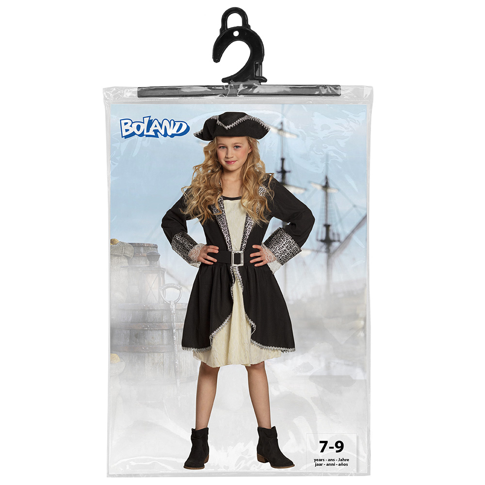 Kinderkostuum Piraat Tracy (7-9 jaar)