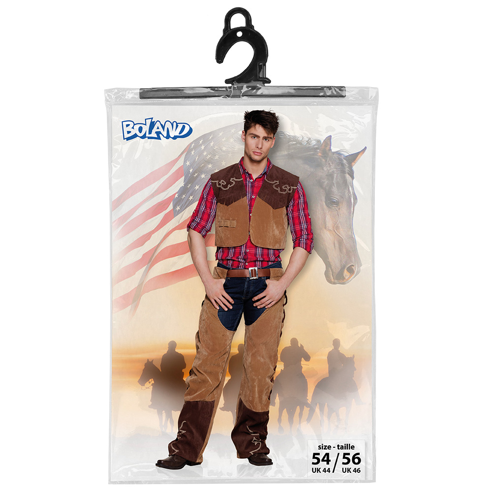 Volwassenenkostuum Cowboy Bruce (54/56)