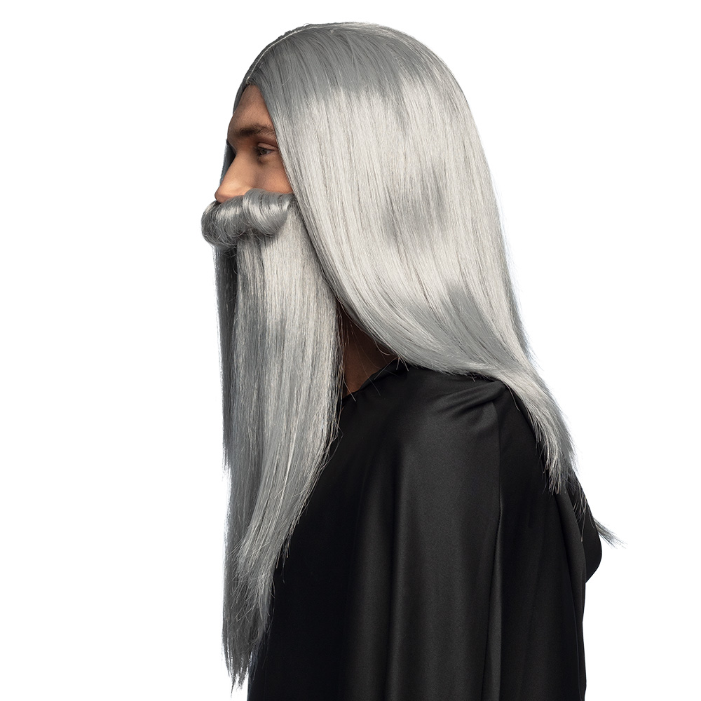 Pruik Magiër met baard