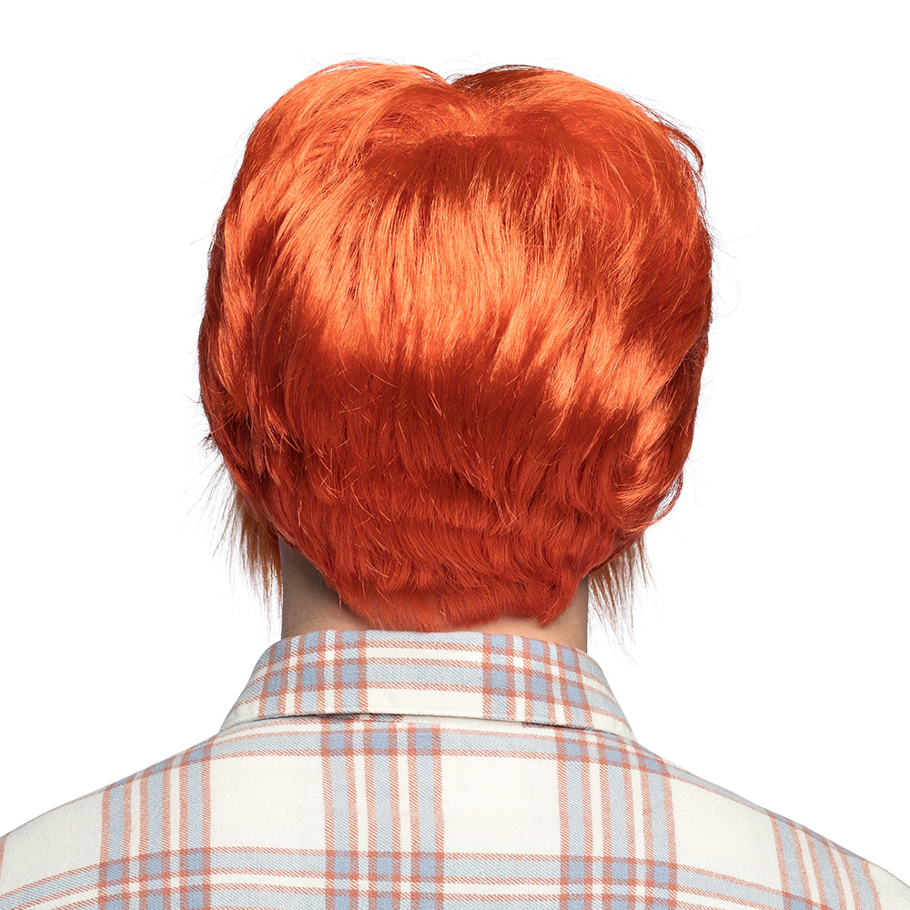 Pruik Dude oranje met baard