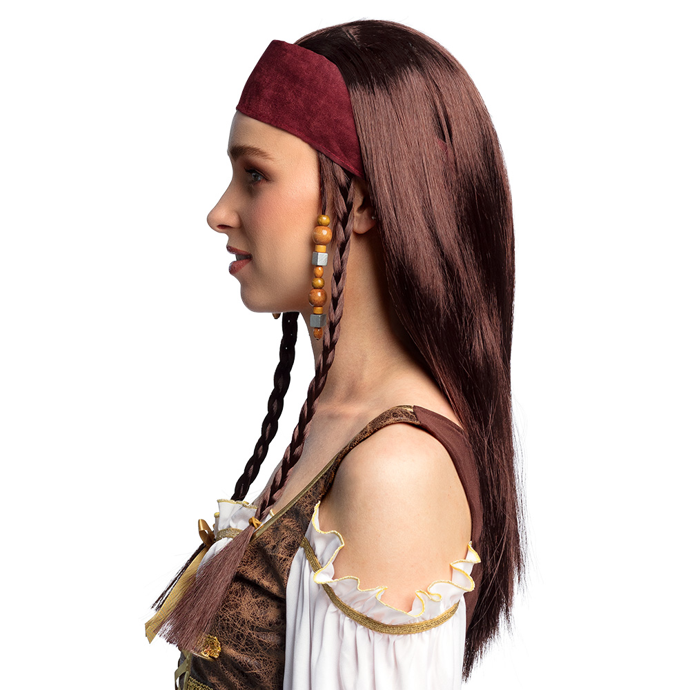 Pruik Piraat Trinity met bandana