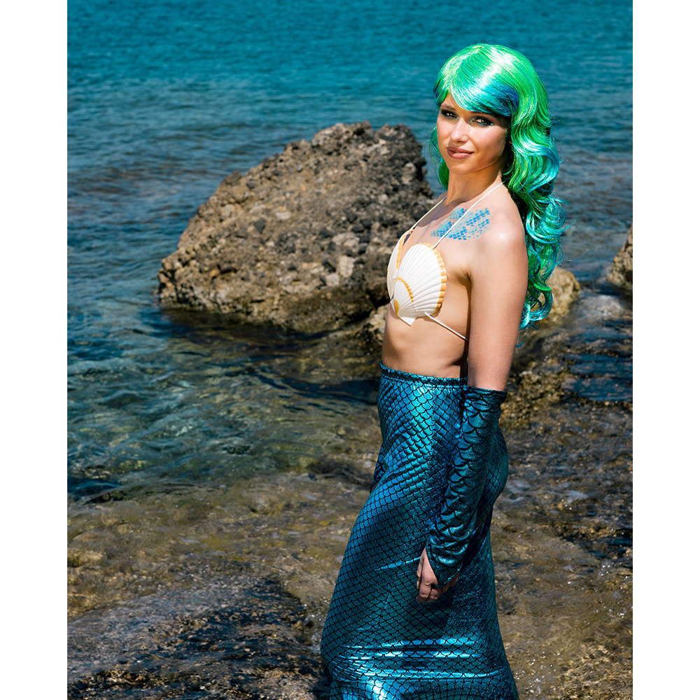 Pruik Aqua