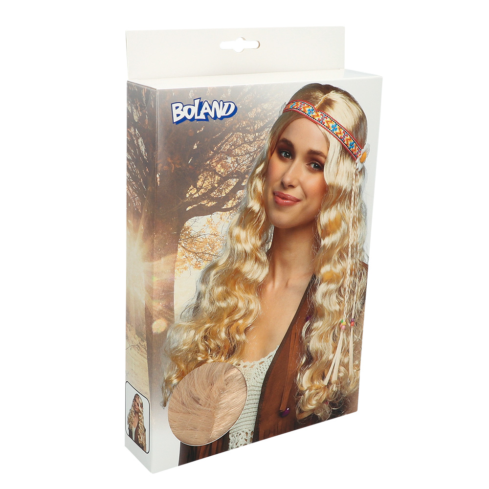 Pruik Hippie met hoofdband