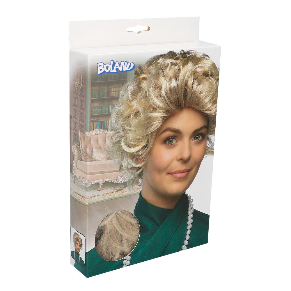 Pruik Golden lady