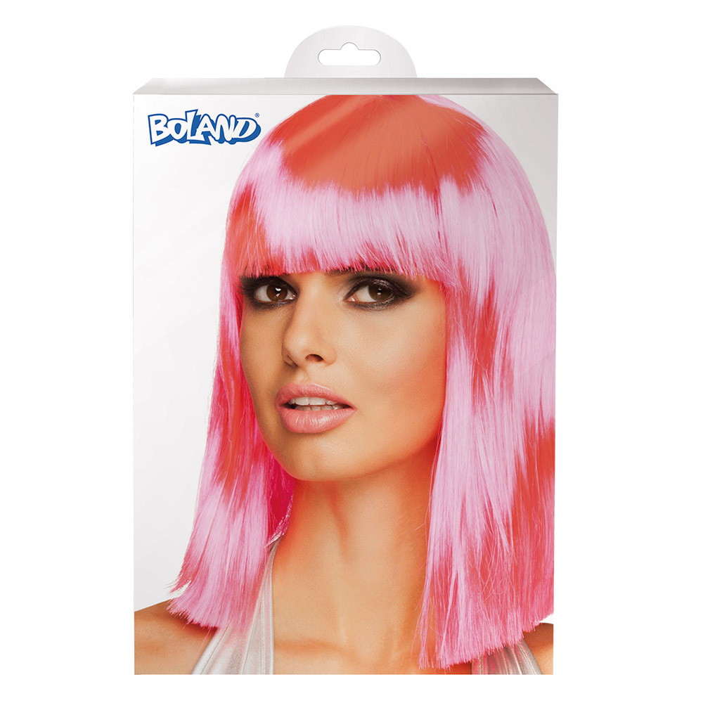 Pruik Dance neonroze UV