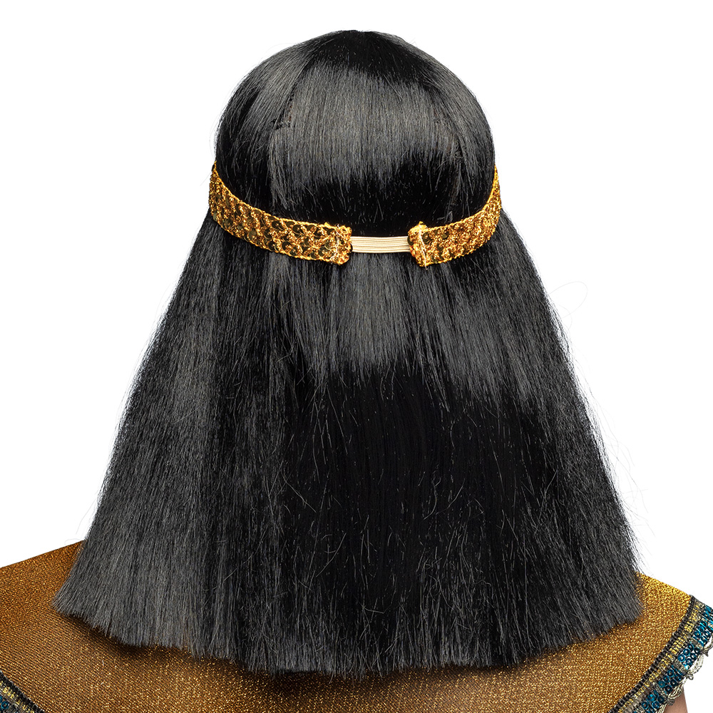 Pruik Cleopatra met hoofdband
