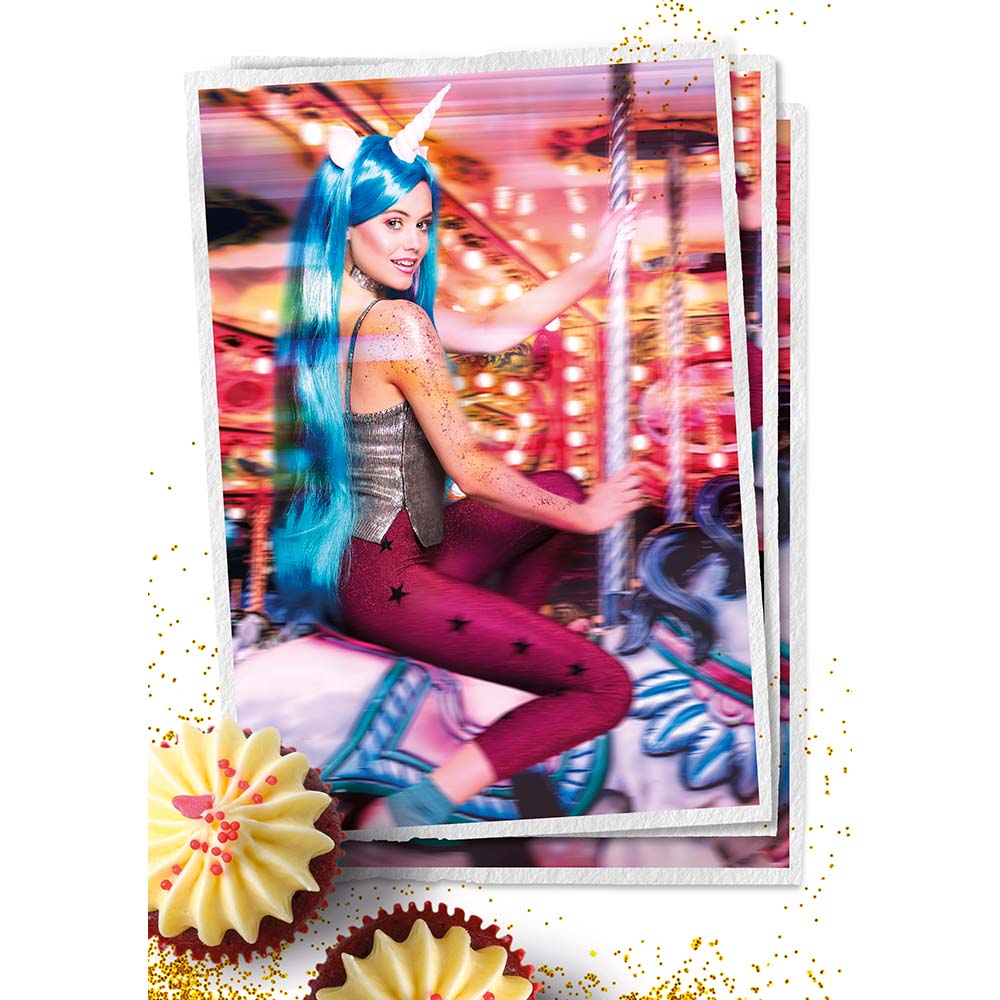 Pruik Eenhoorn Stardust