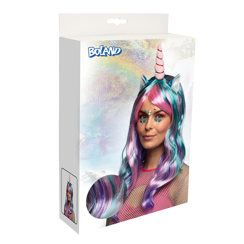 Pruik Eenhoorn Daydream UV