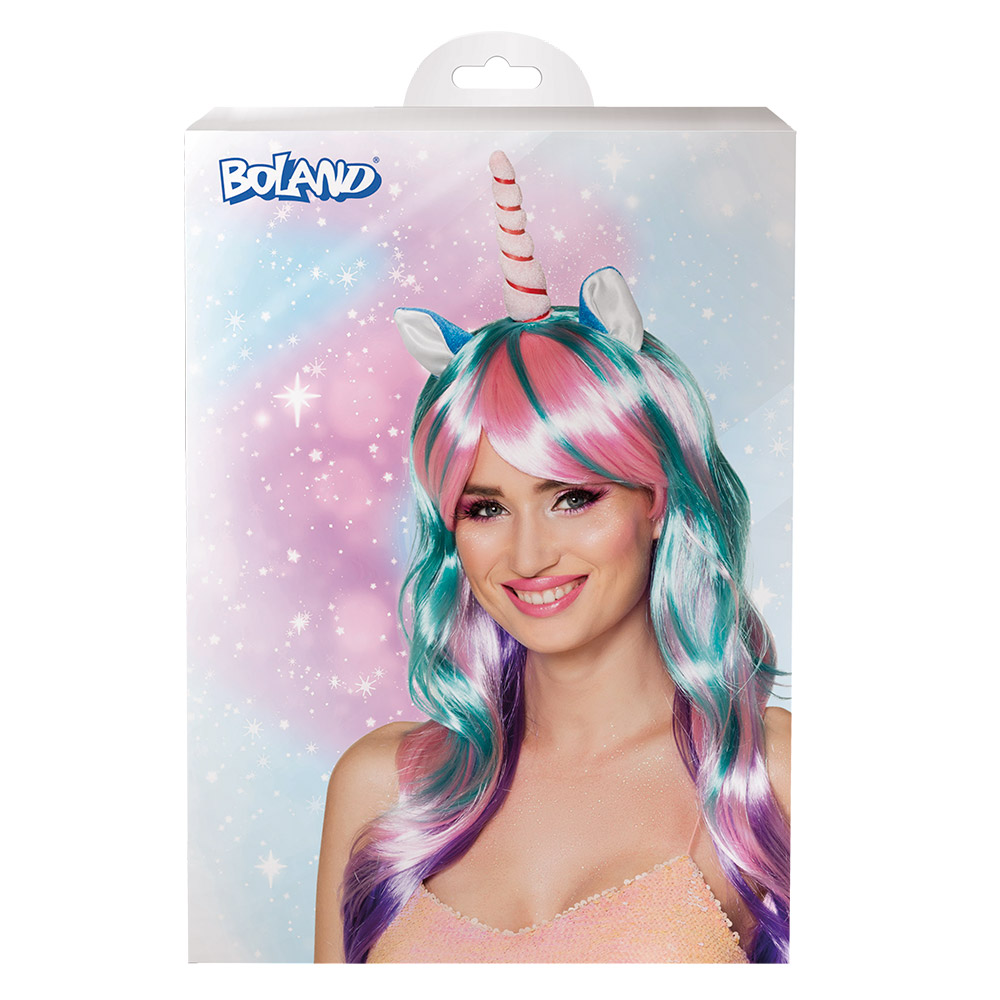 Pruik Eenhoorn Daydream UV