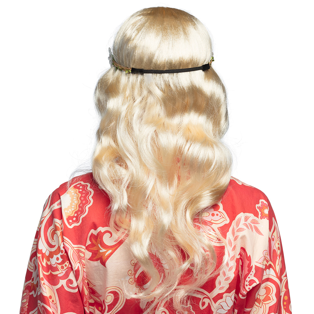 Pruik Joy blond met hoofdband