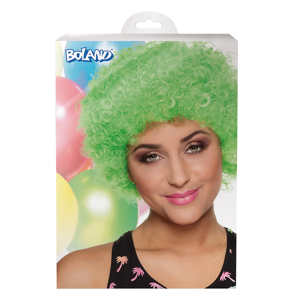 Pruik Pop groen