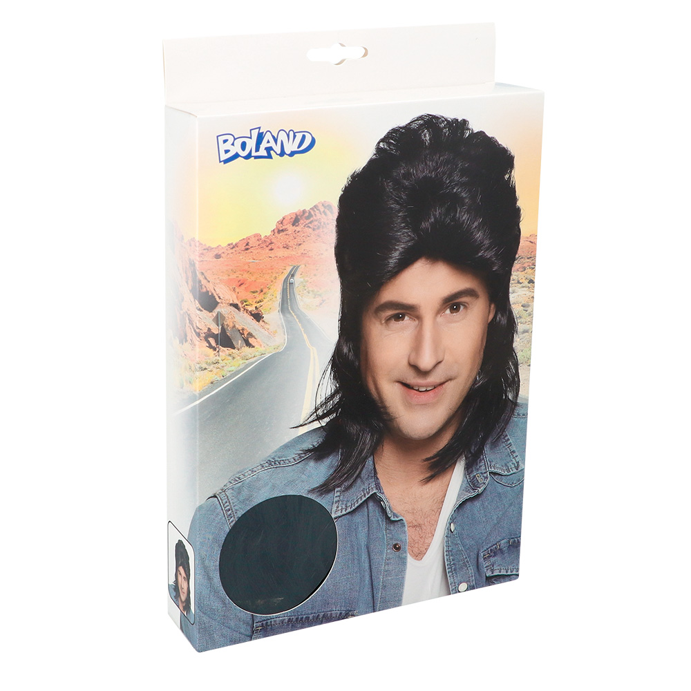 Pruik Jimmy zwart