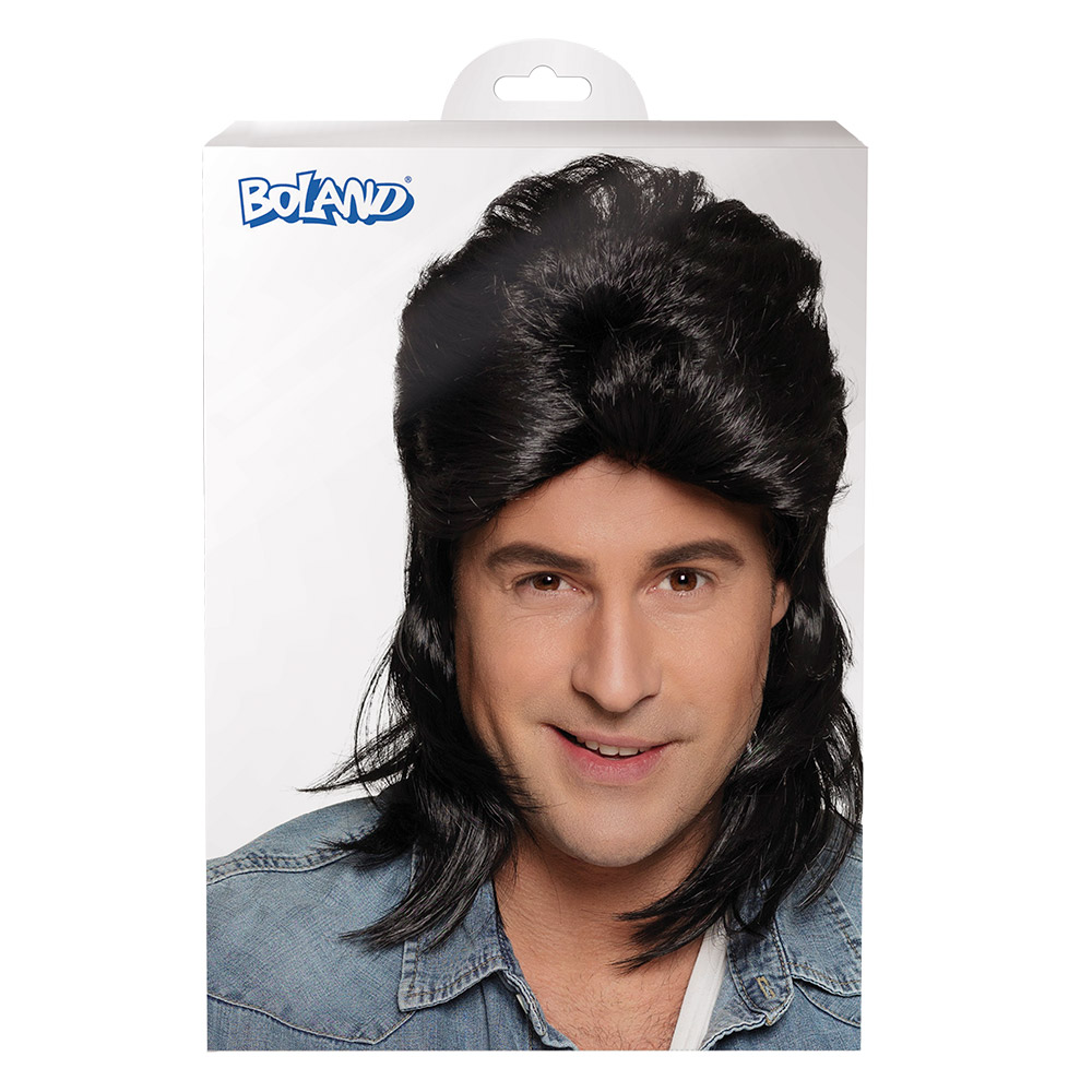 Pruik Jimmy zwart
