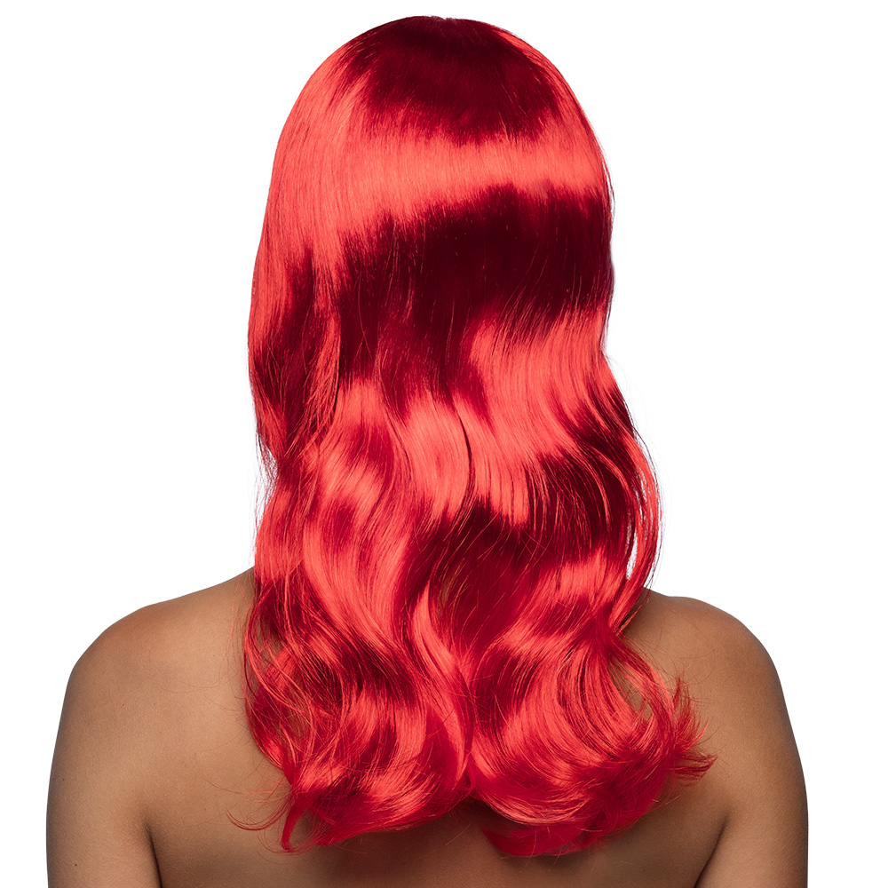 Pruik Chique rood