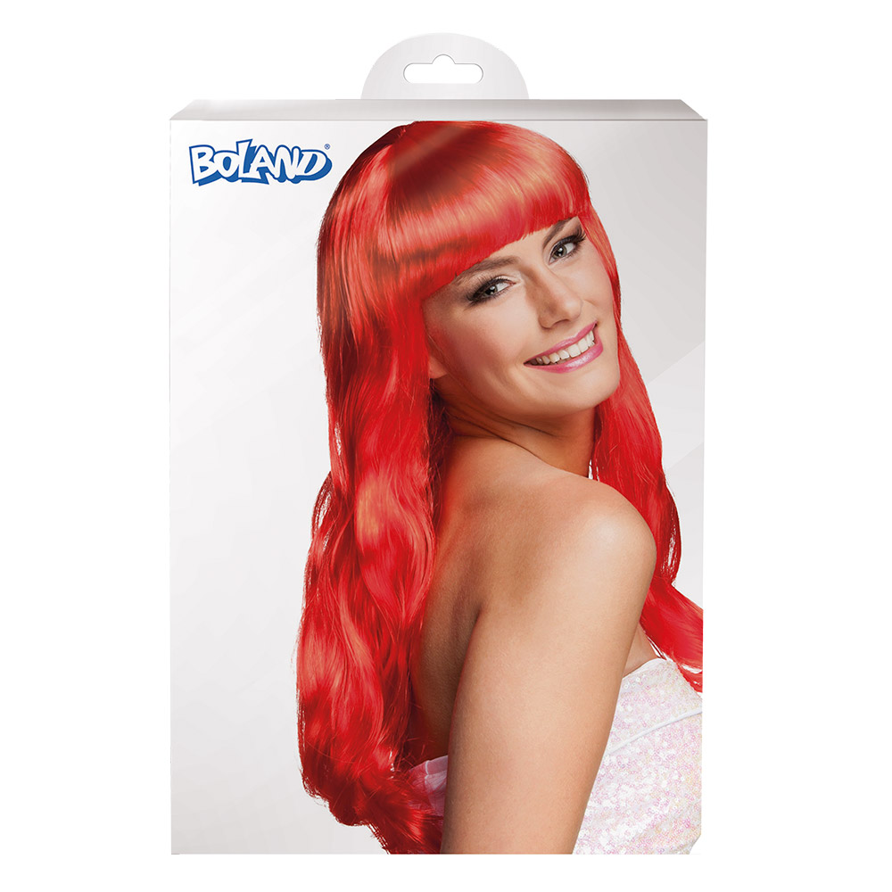 Pruik Chique rood