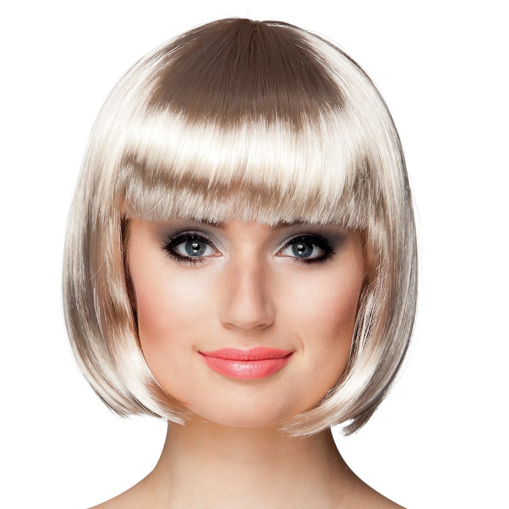 Pruik Cabaret platinumblond