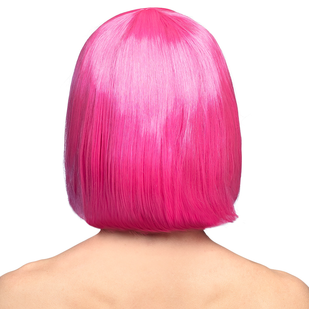 Pruik Cabaret roze