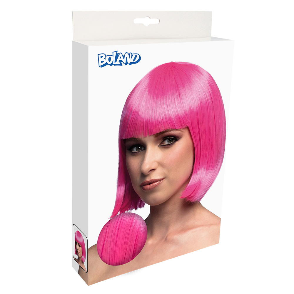 Pruik Cabaret roze